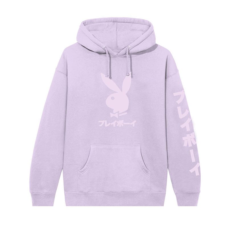 Sweat À Capuche Playboy Japanese Rabbit Head Homme Violette | YZBJCRF-43