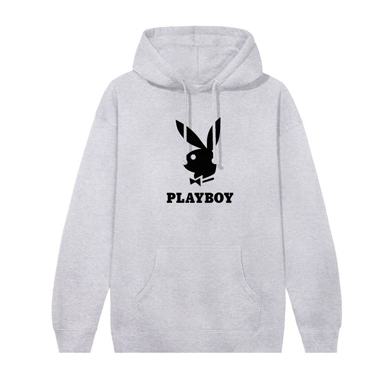 Sweat À Capuche Playboy Logo Homme Marron | BRHZQIU-62