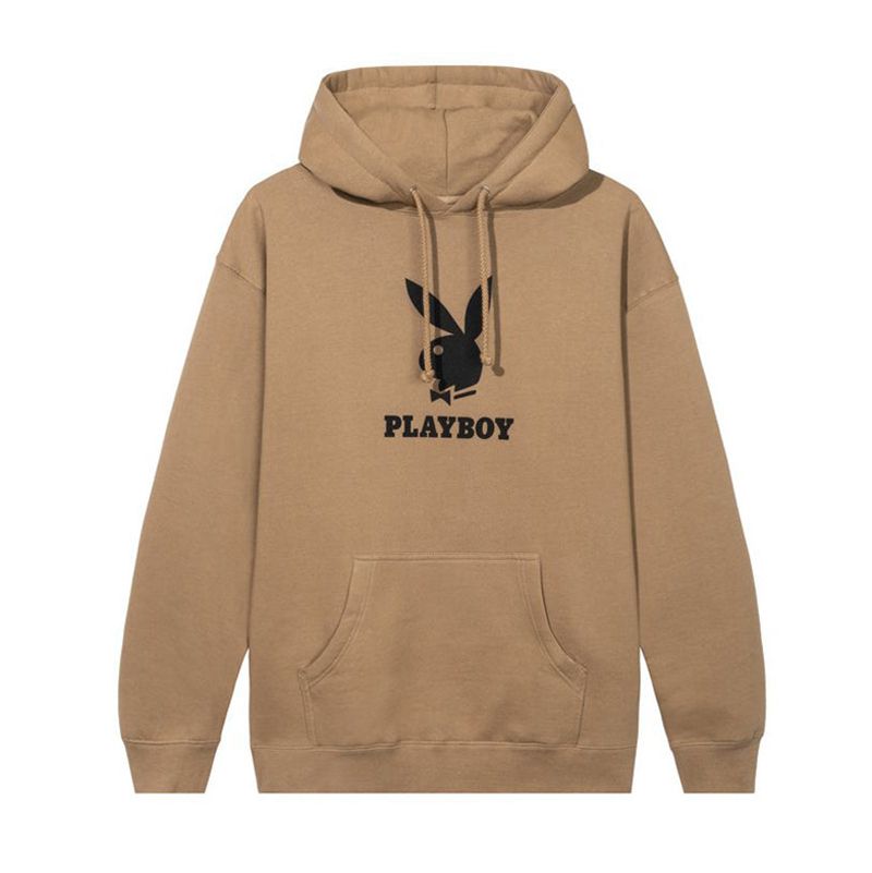 Sweat À Capuche Playboy Logo Homme Marron | BRHZQIU-62