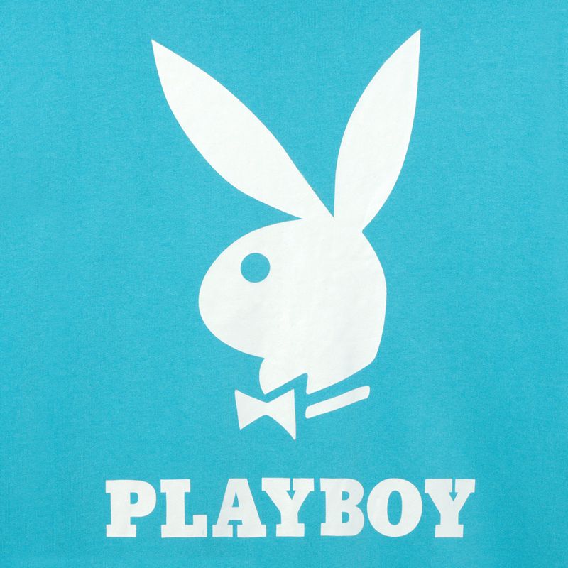 Sweat À Capuche Playboy Logo Oversized Zip-Up Femme Bleu | SQOEJDG-45