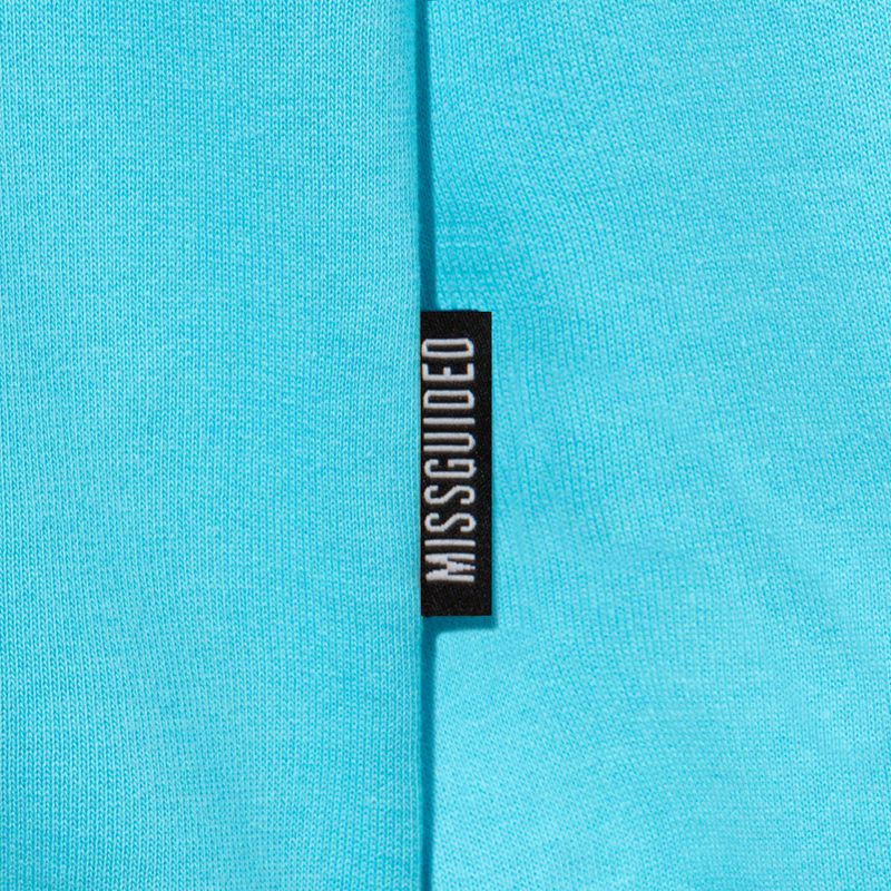 Sweat À Capuche Playboy Logo Oversized Zip-Up Femme Bleu | SQOEJDG-45