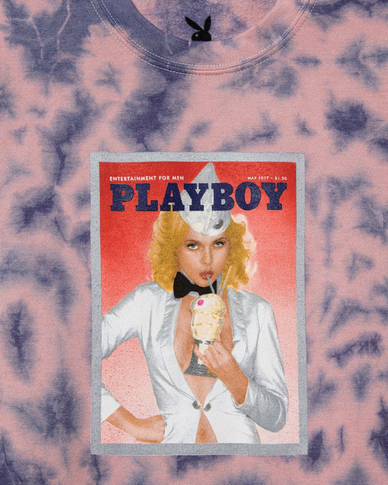 Sweat À Capuche Playboy May 1977 Cover Crewneck Sweat Homme Multicolore | ERWCGXF-58