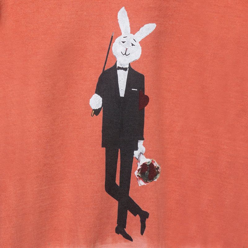 Sweat À Capuche Playboy Mr. Crewneck Homme Orange | RWUBJCV-96