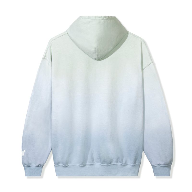 Sweat À Capuche Playboy Ombre Sunburst Femme Grise Bleu | BVMLPGC-16