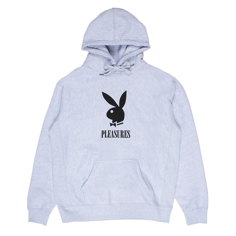 Sweat À Capuche Playboy X Pleasures Play Homme Grise | YLHBMDS-56