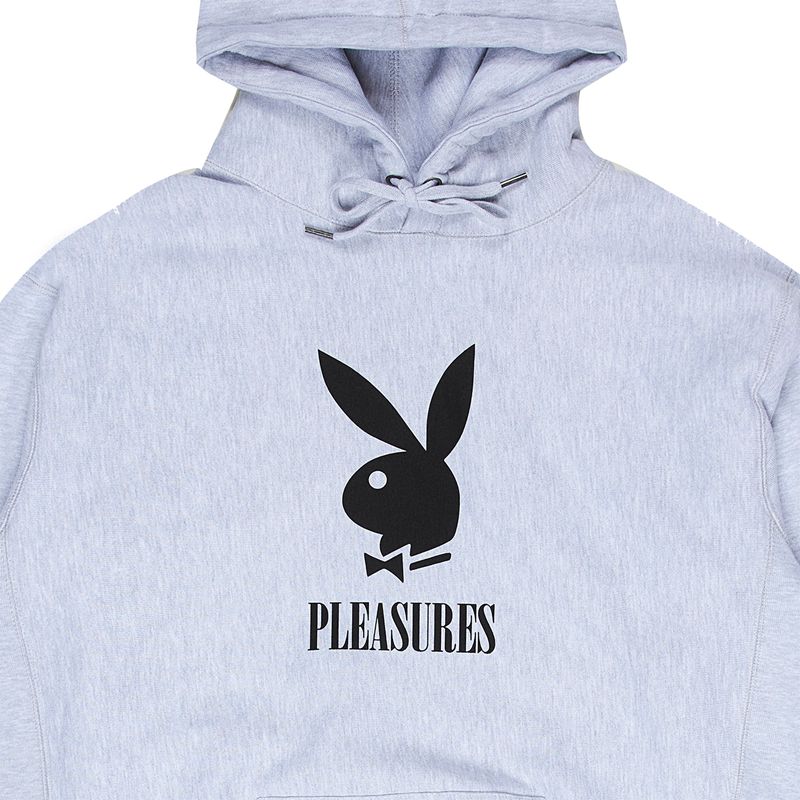 Sweat À Capuche Playboy X Pleasures Play Homme Grise | YLHBMDS-56