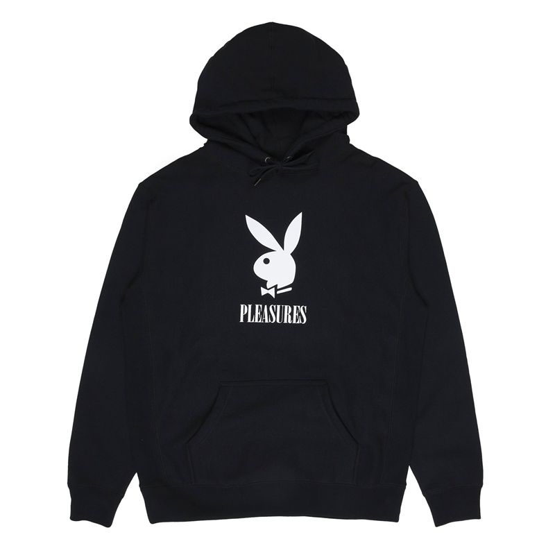 Sweat À Capuche Playboy X Pleasures Play Homme Grise | YLHBMDS-56