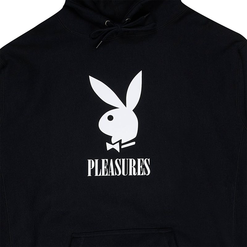 Sweat À Capuche Playboy X Pleasures Play Homme Grise | YLHBMDS-56