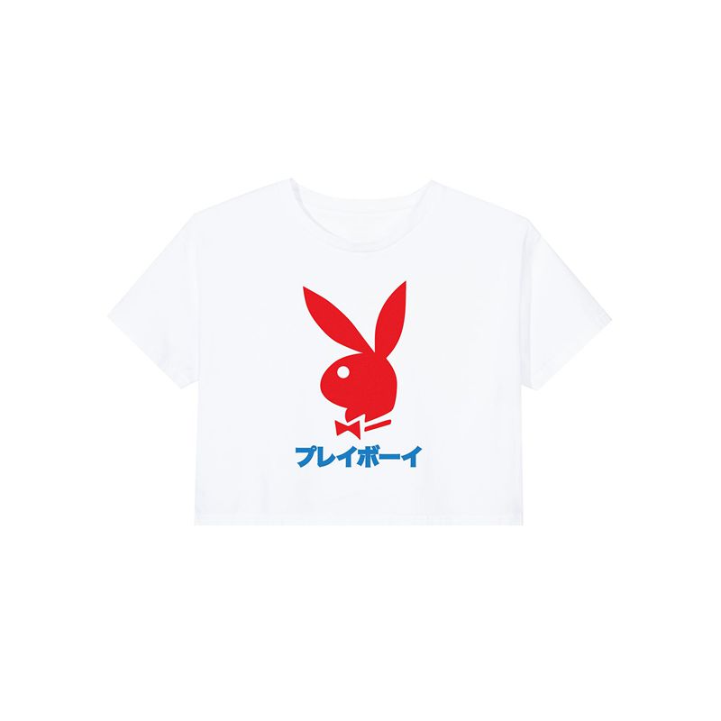 T Chemises Playboy Japanese Rabbit Head Femme Noir | EQMXBFT-04