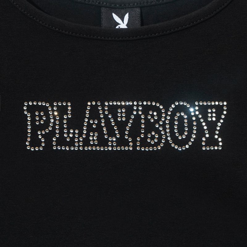 Tank Playboy Bedazzled Masthead Femme Violette | PJFDAOI-29