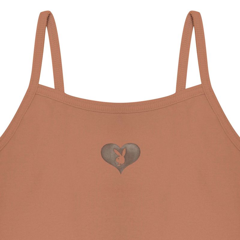 Tank Playboy Bunny Heart Binded Femme Marron | BTSGJDA-62