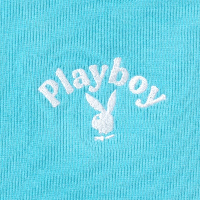 Tank Playboy Classiche Racer Femme Bleu | WJLRAFD-80