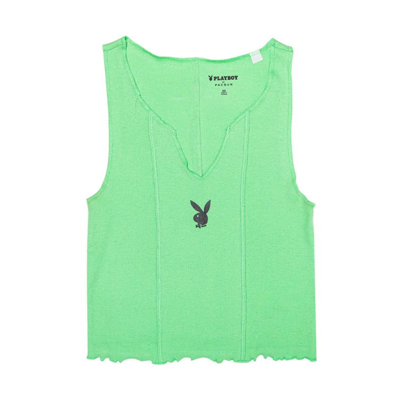 Tank Playboy Diy Femme Vert Vert | NSUHGZA-14