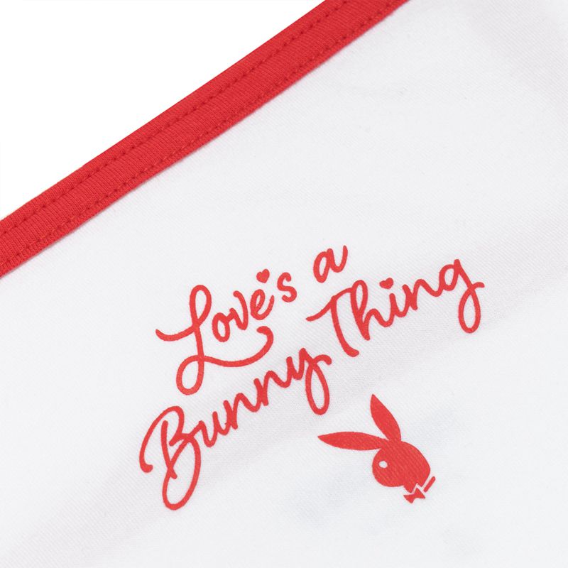 Tank Playboy Love's A Bunny Thing Lounge Femme Blanche | EJTZVAM-08