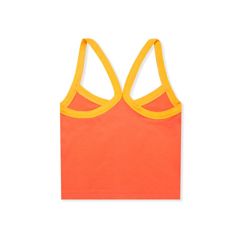 Tank Playboy Racerback Femme Orange | CMZPFHV-48