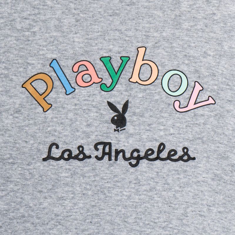 Tank Playboy Rainbow Masthead Long Sleeve Femme Grise | VZXNMOD-48