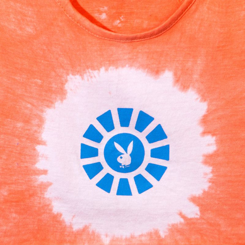 Tank Playboy Sunburst Graphic Femme Orange | JRCLOGY-73