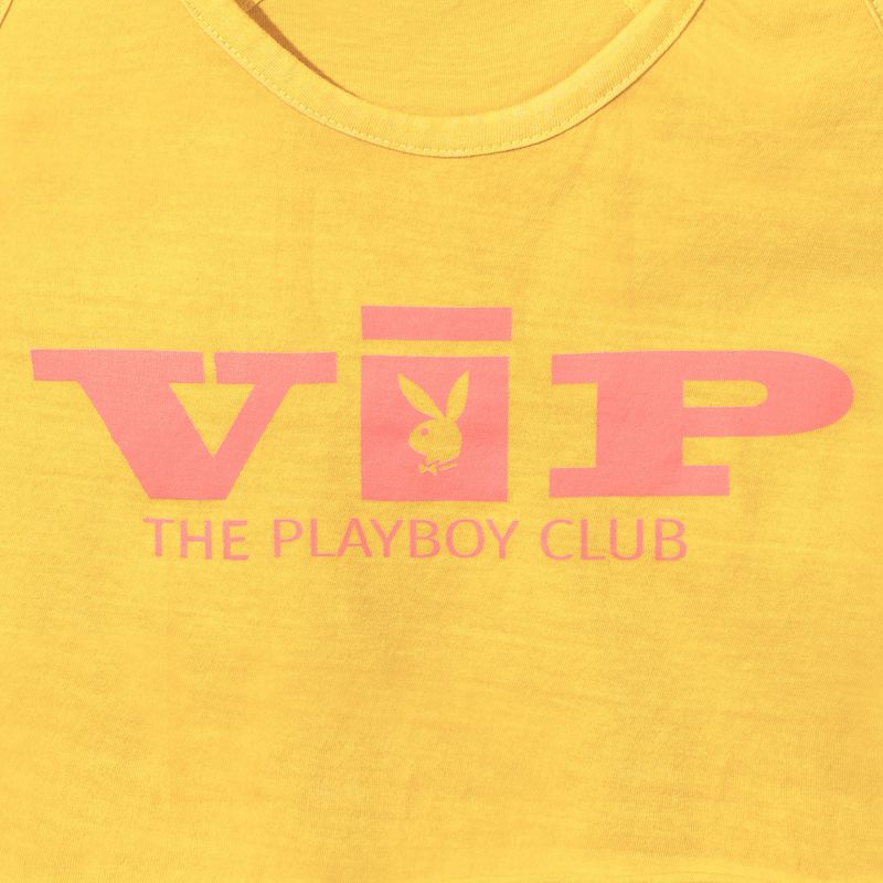 Tank Playboy Vip Club Femme Jaune | MZOASWB-17