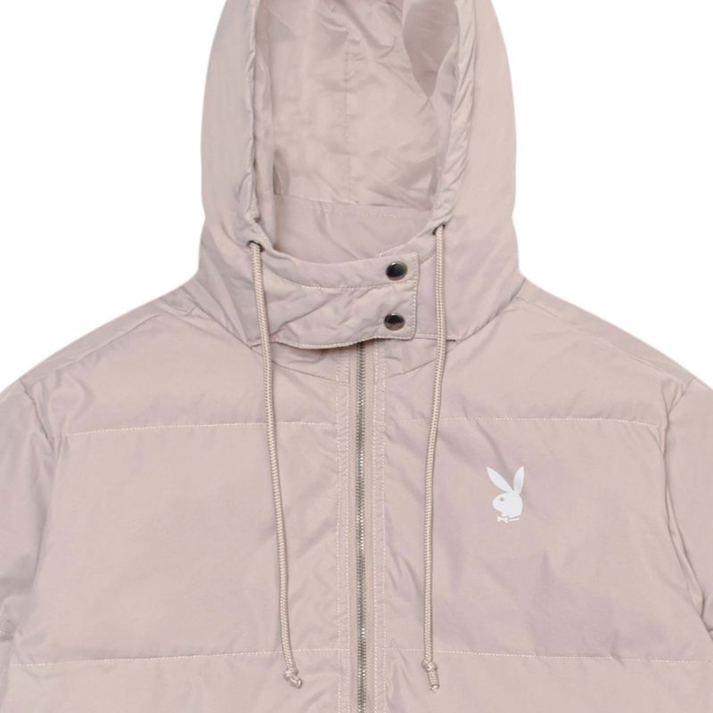 Vestes Playboy Club Puffer Femme Rose | YJVGFBI-20