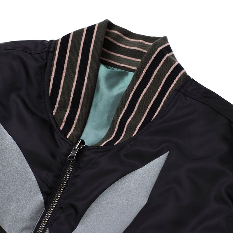 Vestes Playboy X Huf Reversible Bomber Jacket Homme Noir Vert | MFXTNQC-28