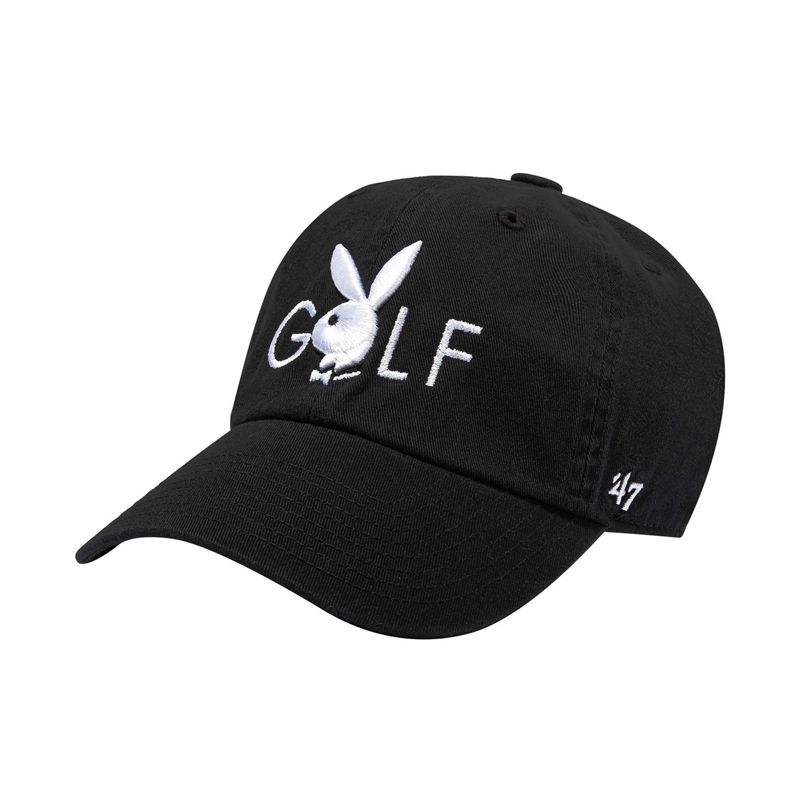 Chapeaux Playboy Golf Dad Homme Noir | ARVWIPG-59