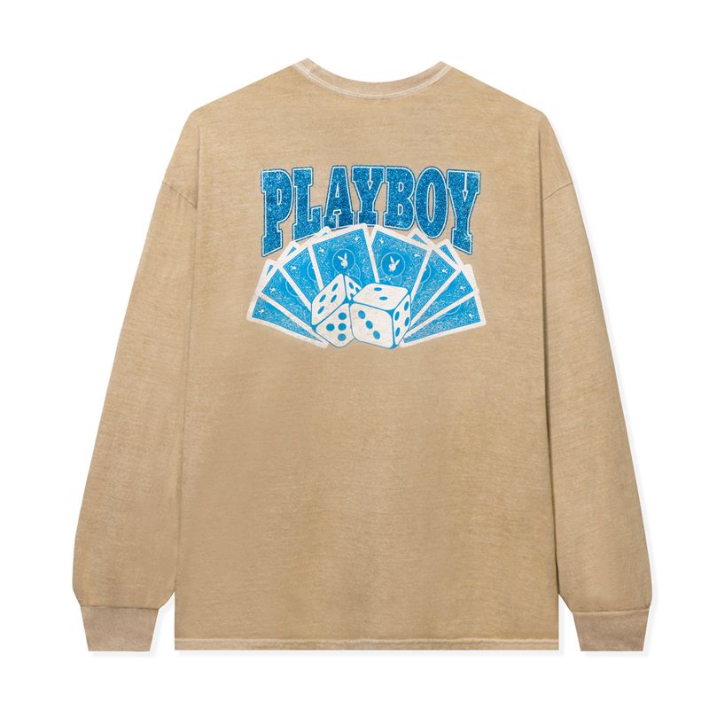 Chemises Playboy Casino Long Sleeve Homme Marron | ODIJUPA-95