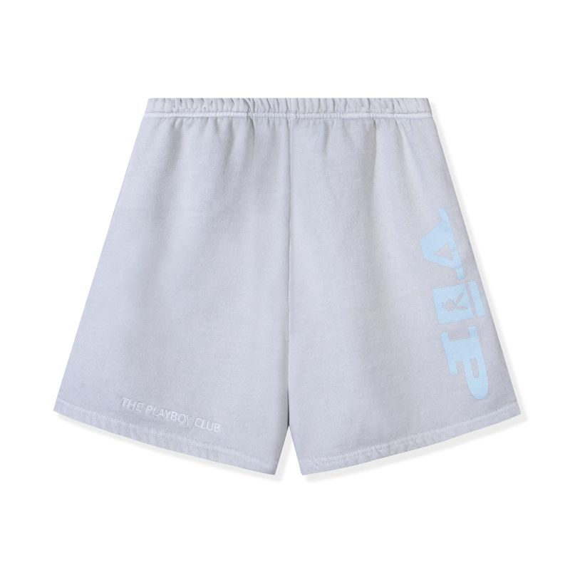 Shorts Playboy Vip Club Sweat Homme Grise | JPTYEAX-51