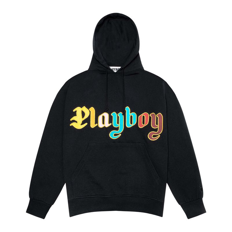 Sweat À Capuche Playboy Amenities Homme Noir | LBJMNVP-54