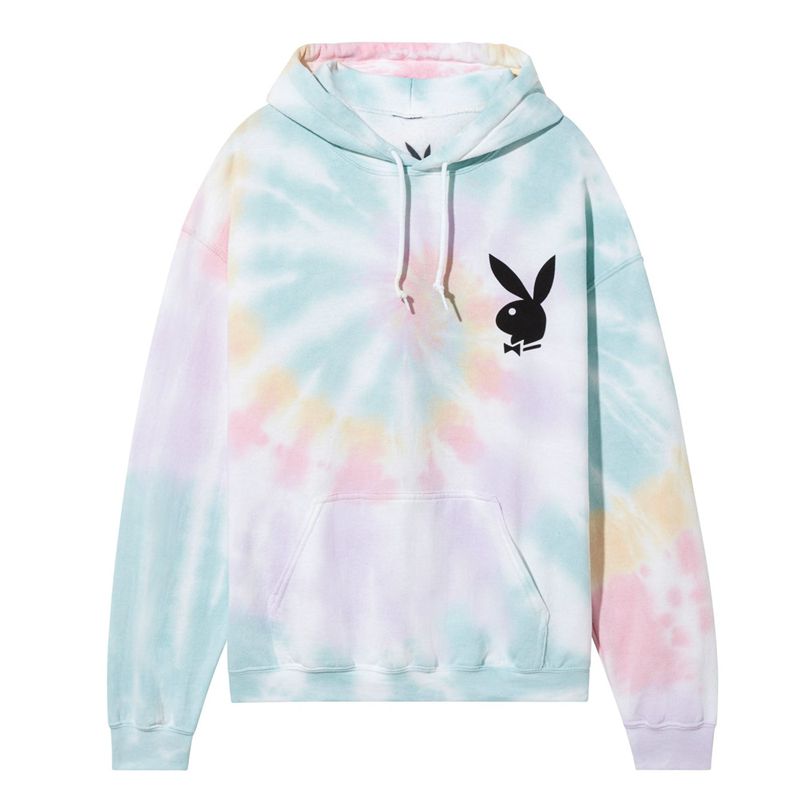 Sweat À Capuche Playboy Pride Is Good Multi Tie Dye Homme Multicolore | JFYPALM-96